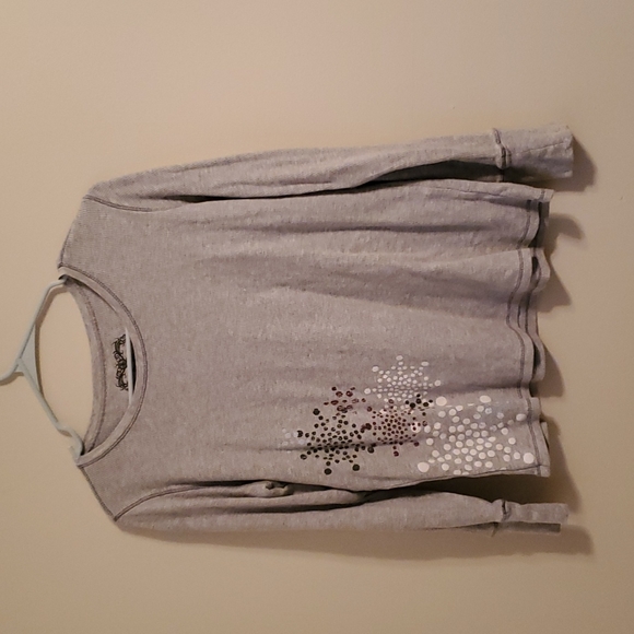 Eddie Bauer Other - Eddie Bauer gray waffle knit sleep shirt